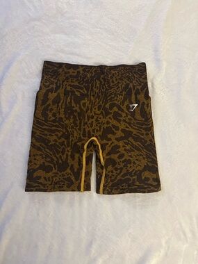 Gymshark Animal Print Biker Shorts